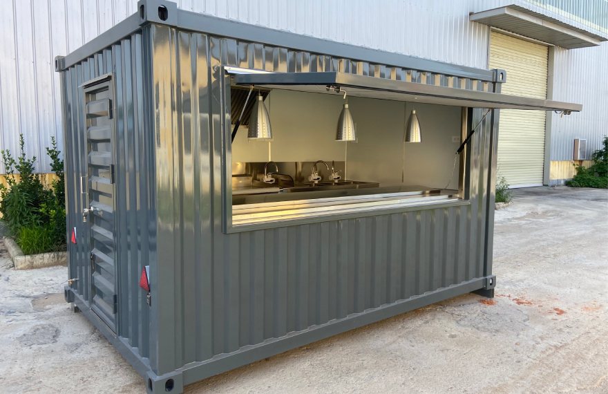 shipping container commercial kitchen